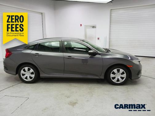 Gray 2018 Honda Civic LX