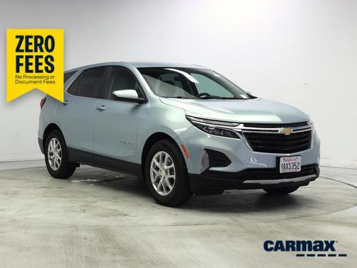 Blue 2022 Chevrolet Equinox LT