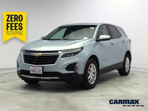 Blue 2022 Chevrolet Equinox LT