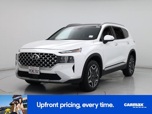 White 2023 Hyundai SANTA FE HEV Limited
