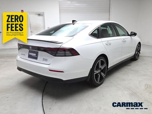 White 2023 Honda Accord Hybrid Sport