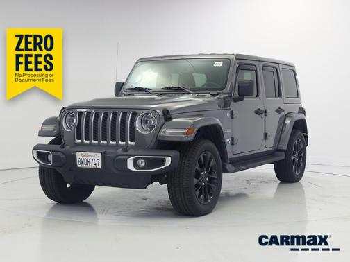 Gray 2021 Jeep Wrangler Unlimited 4xe Unlimited Sahara