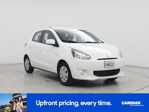 White 2015 Mitsubishi Mirage DE