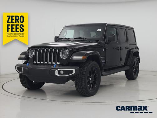 Black 2023 Jeep Wrangler 4xe Unlimited Sahara