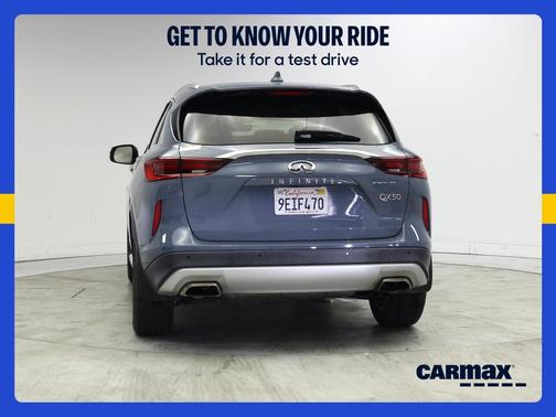 Gray 2023 INFINITI QX50 Luxe