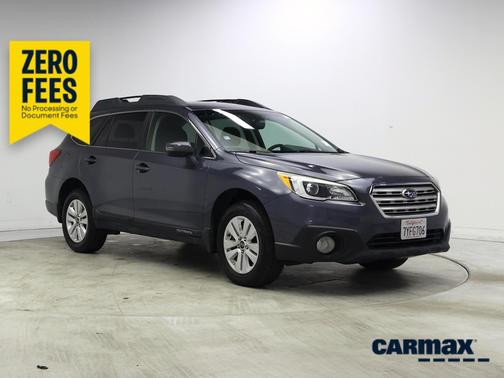 Blue 2017 Subaru Outback 2.5I Premium