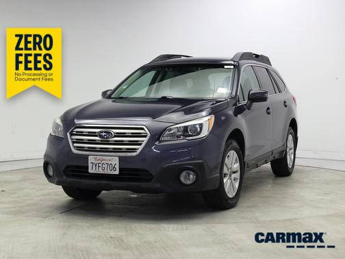 Blue 2017 Subaru Outback 2.5I Premium