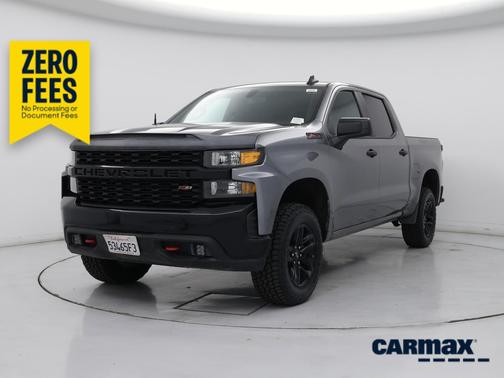 Gray 2021 Chevrolet Silverado 1500 Custom Trail Boss