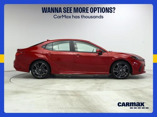 Red 2025 Toyota Camry XSE
