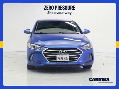 Blue 2017 Hyundai ELANTRA Limited