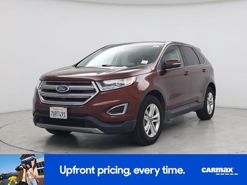 Burgundy 2016 Ford Edge SEL