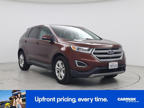 Burgundy 2016 Ford Edge SEL