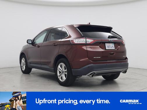 Burgundy 2016 Ford Edge SEL