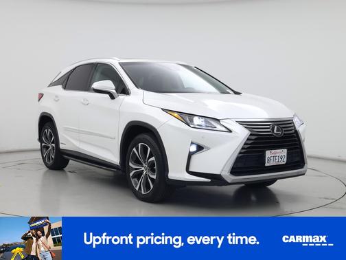 White 2018 Lexus RX 450h