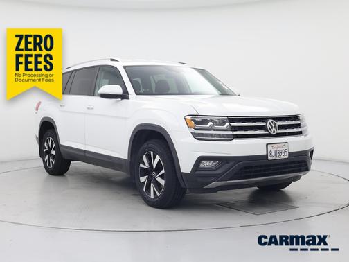 White 2019 Volkswagen Atlas SE w/Tech