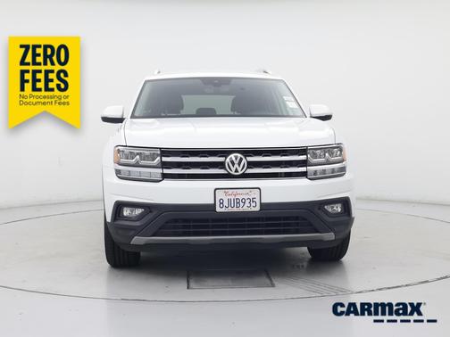 White 2019 Volkswagen Atlas SE w/Tech
