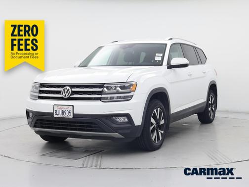 White 2019 Volkswagen Atlas SE w/Tech