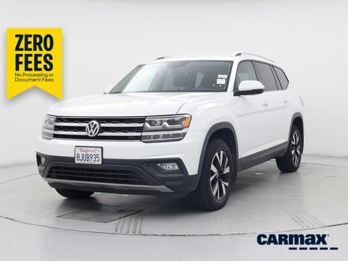 White 2019 Volkswagen Atlas SE w/Tech
