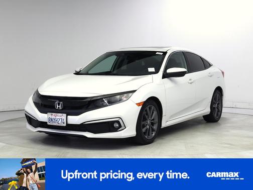 White 2020 Honda Civic EX