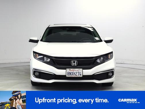 White 2020 Honda Civic EX