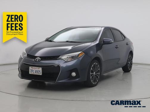 Blue 2016 Toyota Corolla S Plus