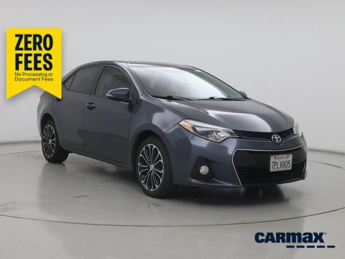 Blue 2016 Toyota Corolla S Plus