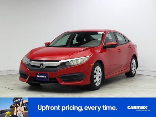 Red 2016 Honda Civic LX