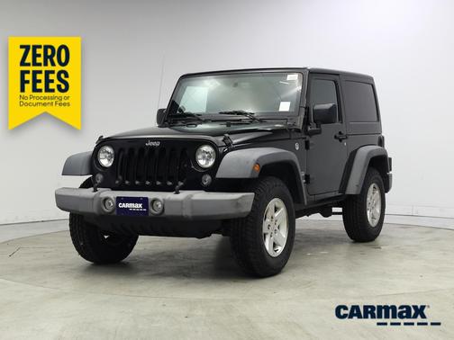 Black 2016 Jeep Wrangler Sport