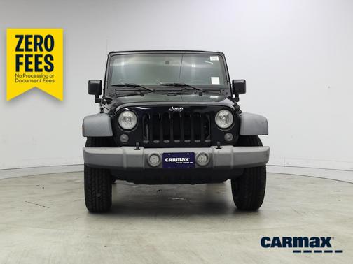 Black 2016 Jeep Wrangler Sport