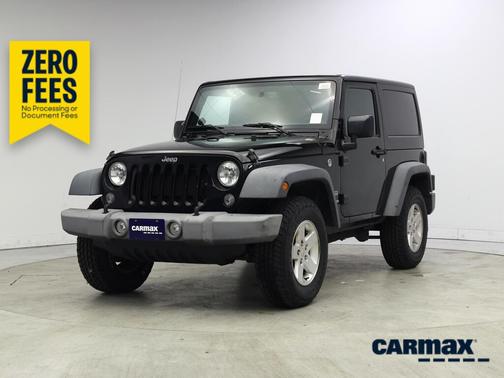 Black 2016 Jeep Wrangler Sport
