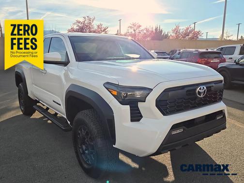 White 2025 Toyota Tacoma TRD PreRunner