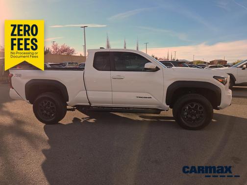 White 2025 Toyota Tacoma TRD PreRunner