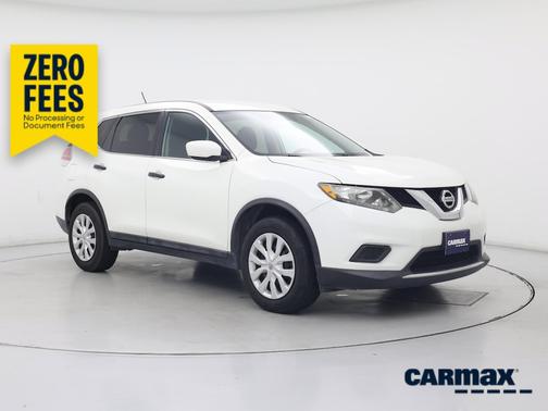 White 2016 Nissan Rogue S