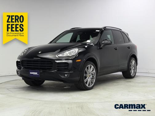 Black 2017 Porsche Cayenne Platinum