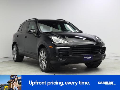 Black 2017 Porsche Cayenne Platinum