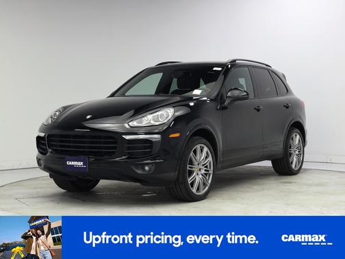 Black 2017 Porsche Cayenne Platinum