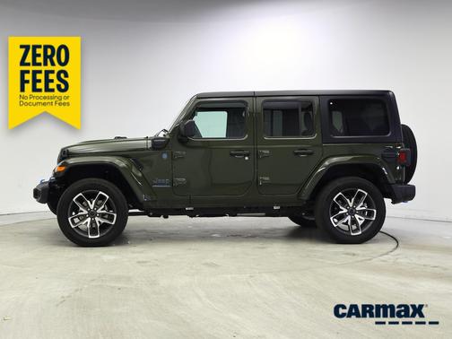 Green 2024 Jeep Wrangler 4xe Sport S