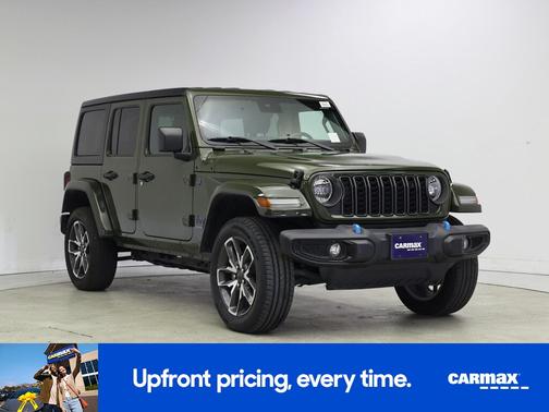 Green 2024 Jeep Wrangler 4xe Sport S