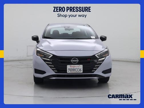 Blue 2025 Nissan Versa SR