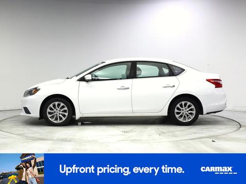 White 2019 Nissan Sentra SV