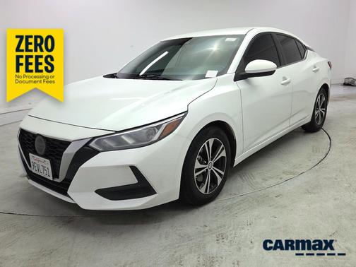 White 2022 Nissan Sentra SV