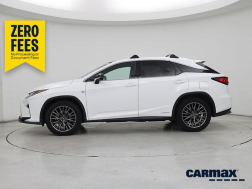 White 2018 Lexus RX 450h F-Sport