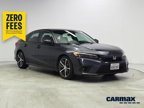 Gray 2022 Honda Civic Touring