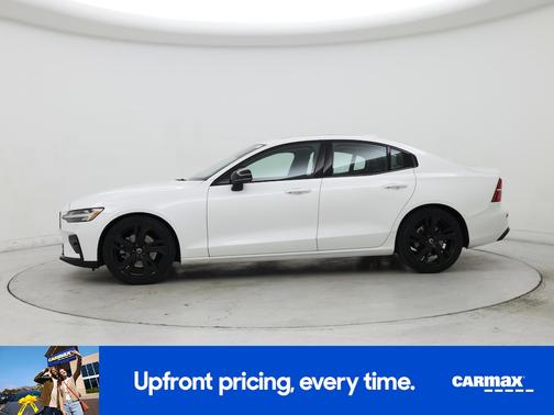 White 2024 Volvo S60 B5 Core Dark Theme