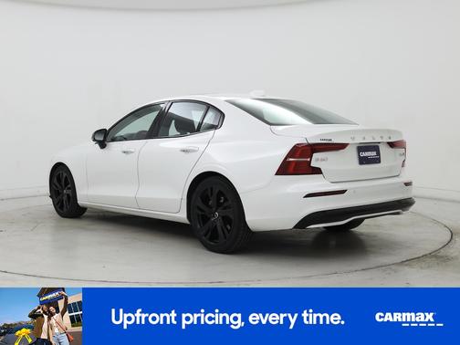 White 2024 Volvo S60 B5 Core Dark Theme