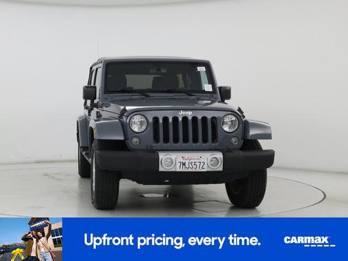 Gray 2015 Jeep Wrangler Unlimited Sahara