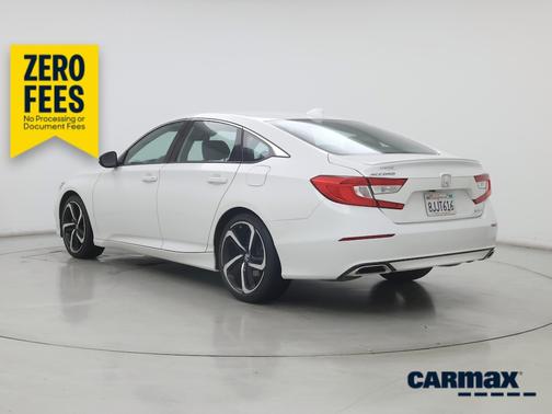 White 2019 Honda Accord Sport