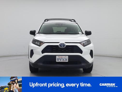 White 2020 Toyota RAV4 Hybrid LE
