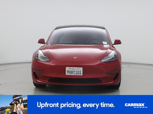 Burgundy 2023 Tesla Model 3