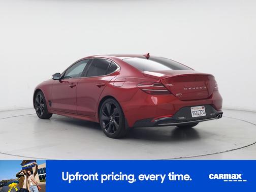 Red 2023 Genesis G70 2.0T